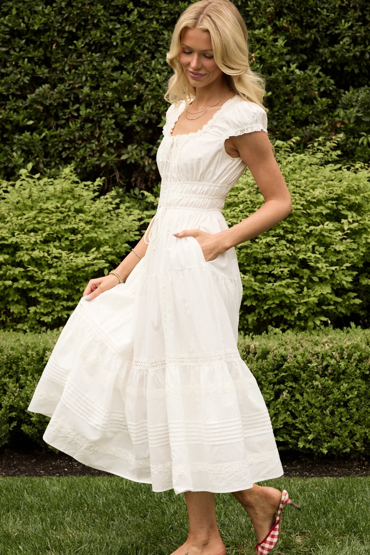 Palermo Dress in White