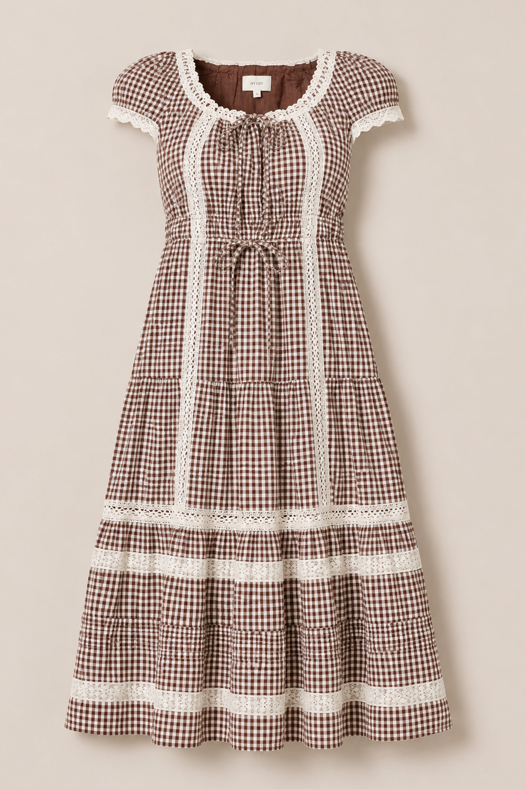 Palermo Dress in Hickory Gingham