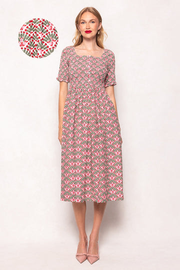 Parker Dress in Floral Fan