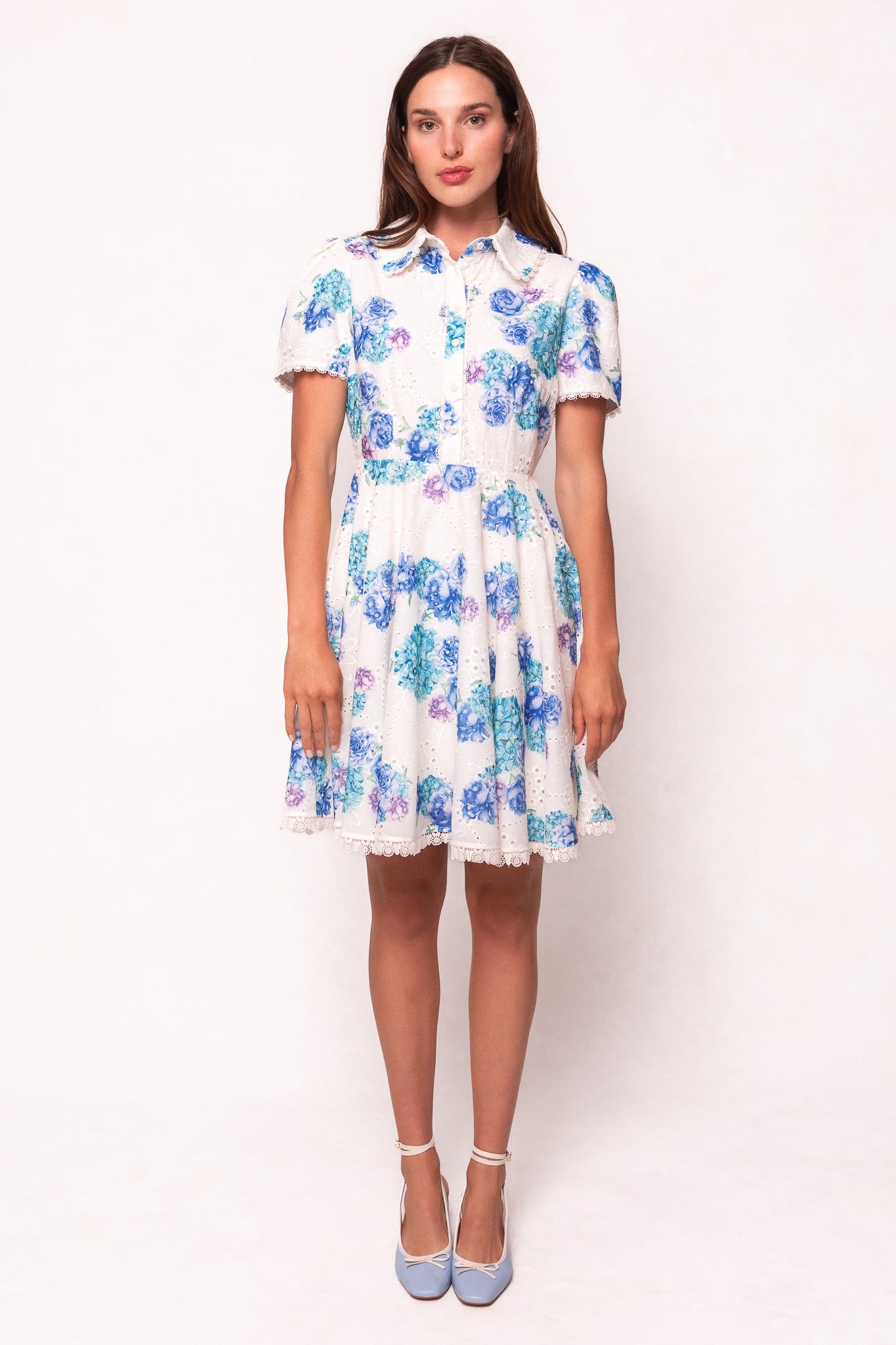 Penny Dress in Blue Floral