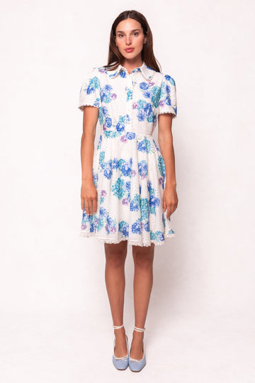 Penny Dress in Blue Floral