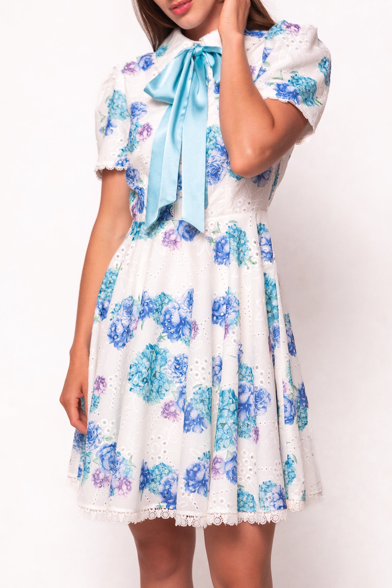 Penny Dress in Blue Floral