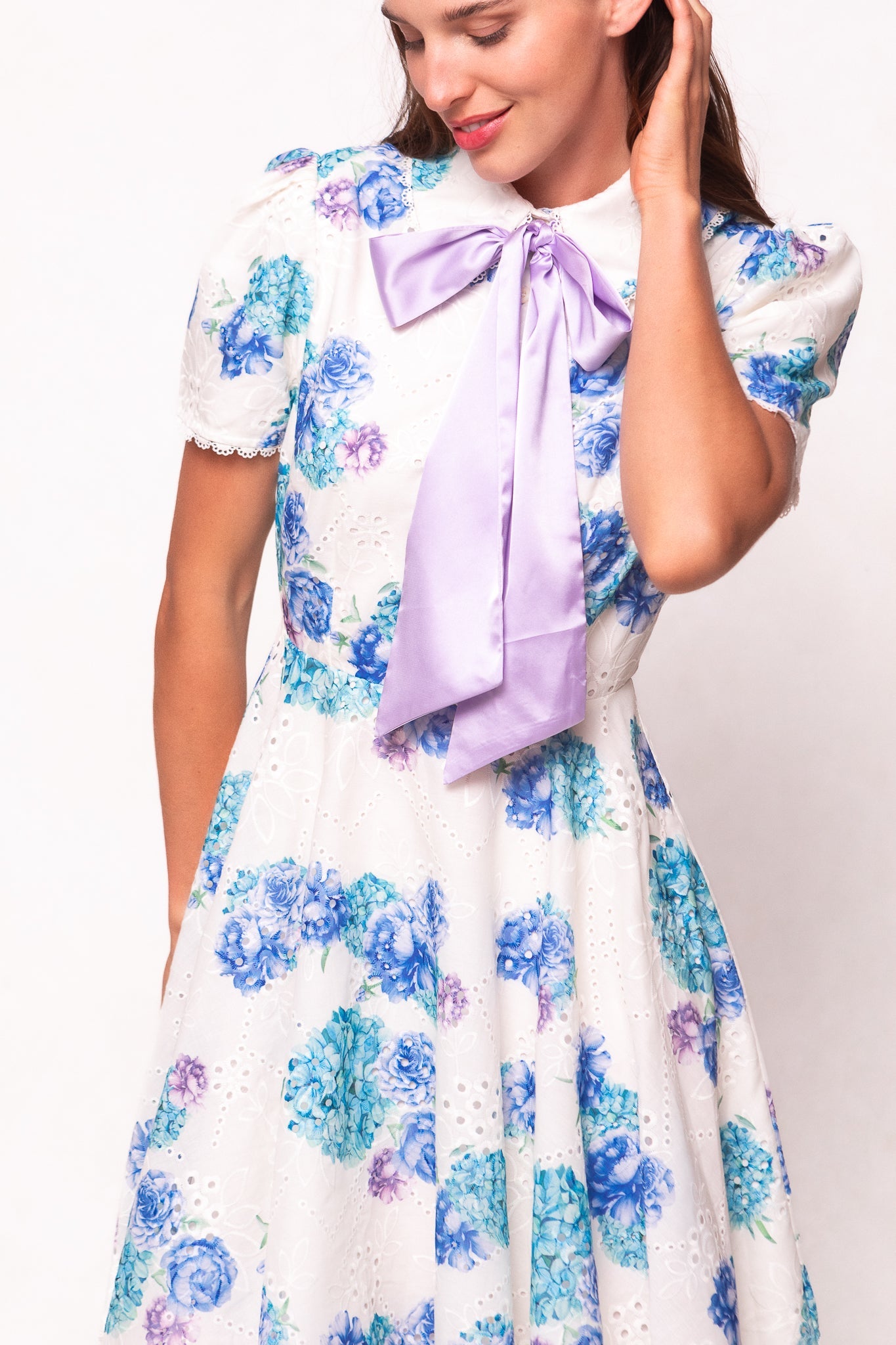 Penny Dress in Blue Floral