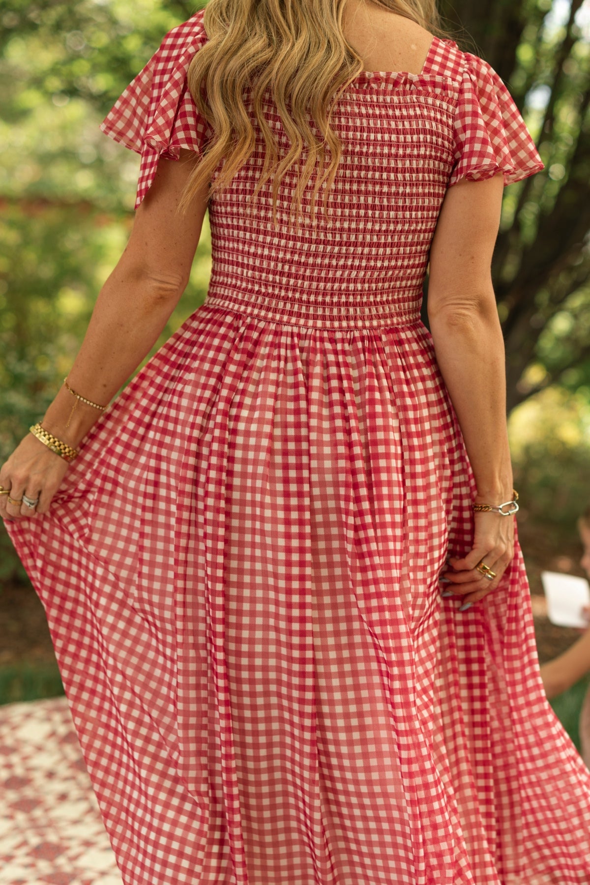 Rayna Dress in Red Gingham