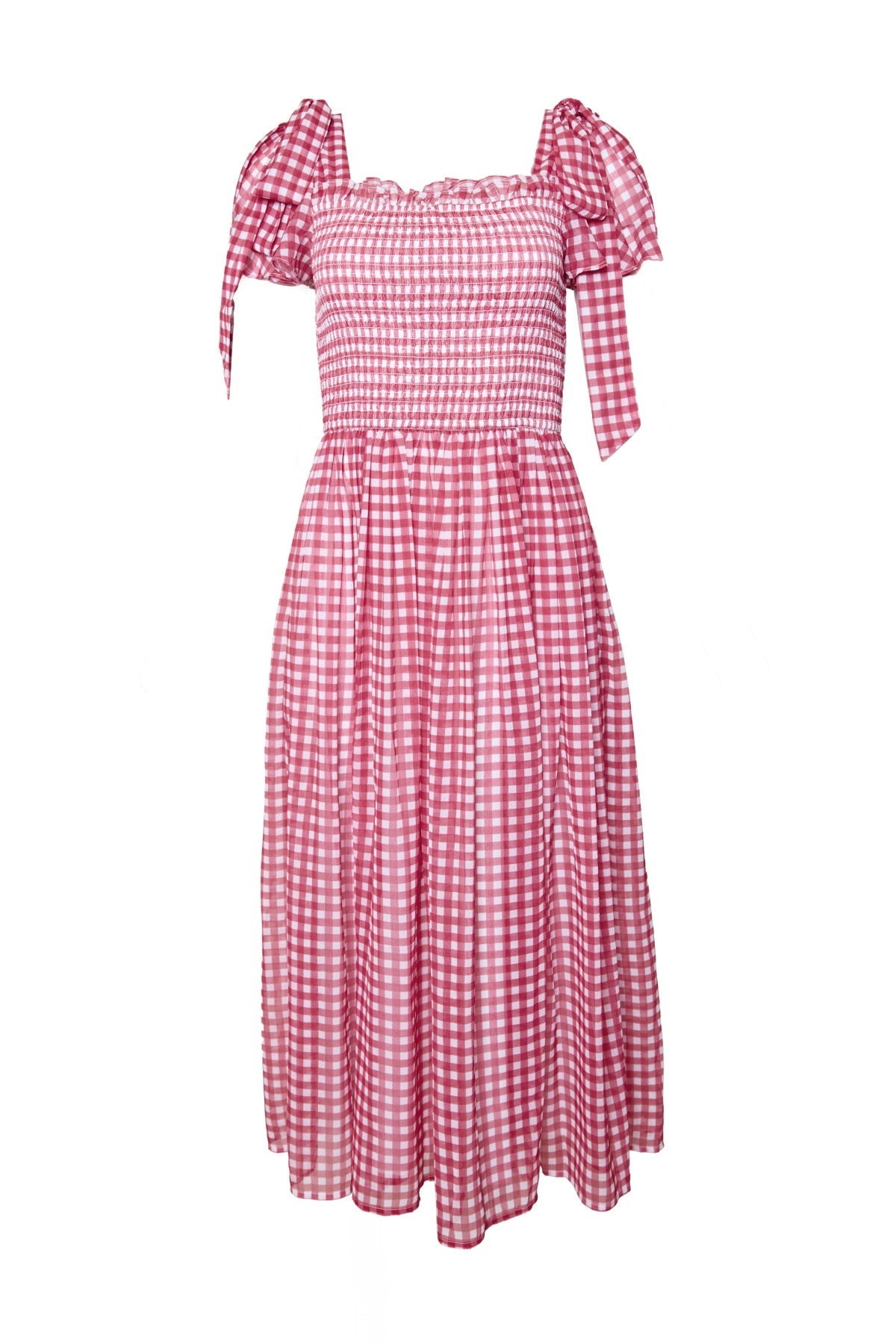 Rayna Dress in Red Gingham