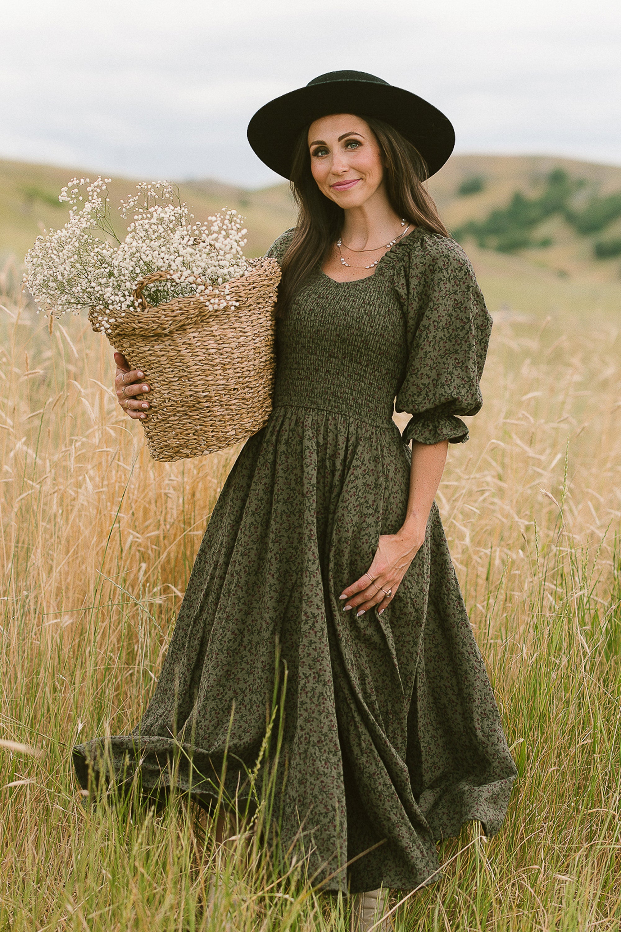 Teagan Dress in Woodland Floral