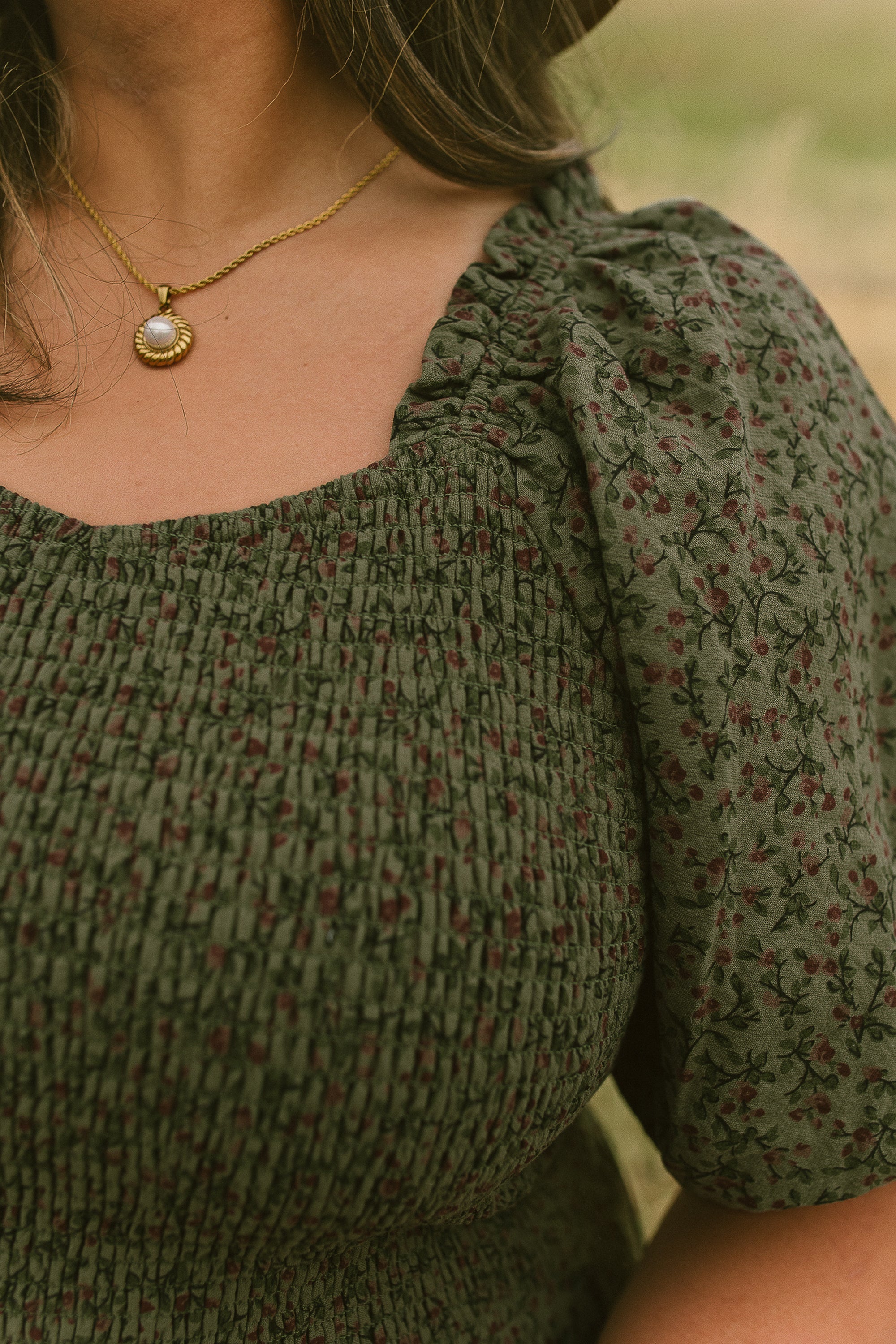Teagan Dress in Woodland Floral