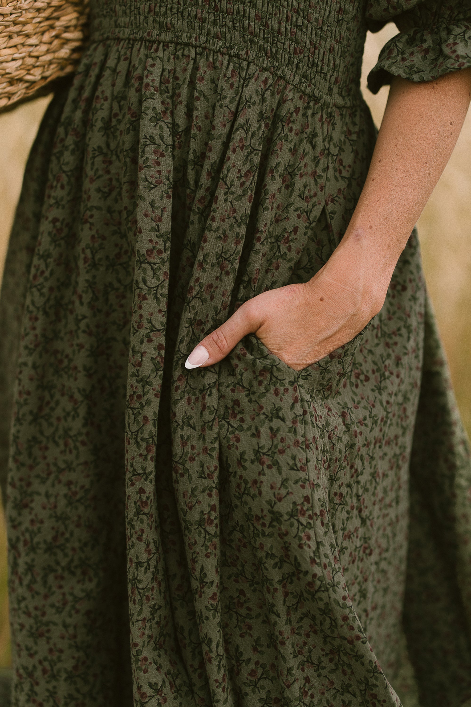 Teagan Dress in Woodland Floral