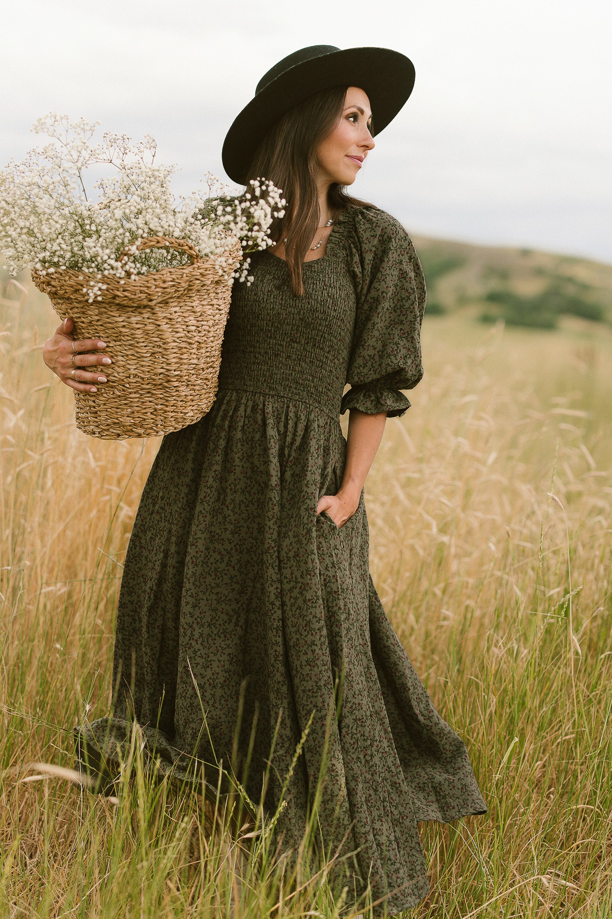 Teagan Dress in Woodland Floral