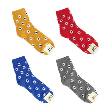 Trump Men's Crew Socks (Mustard, Red, Blue, Grey)