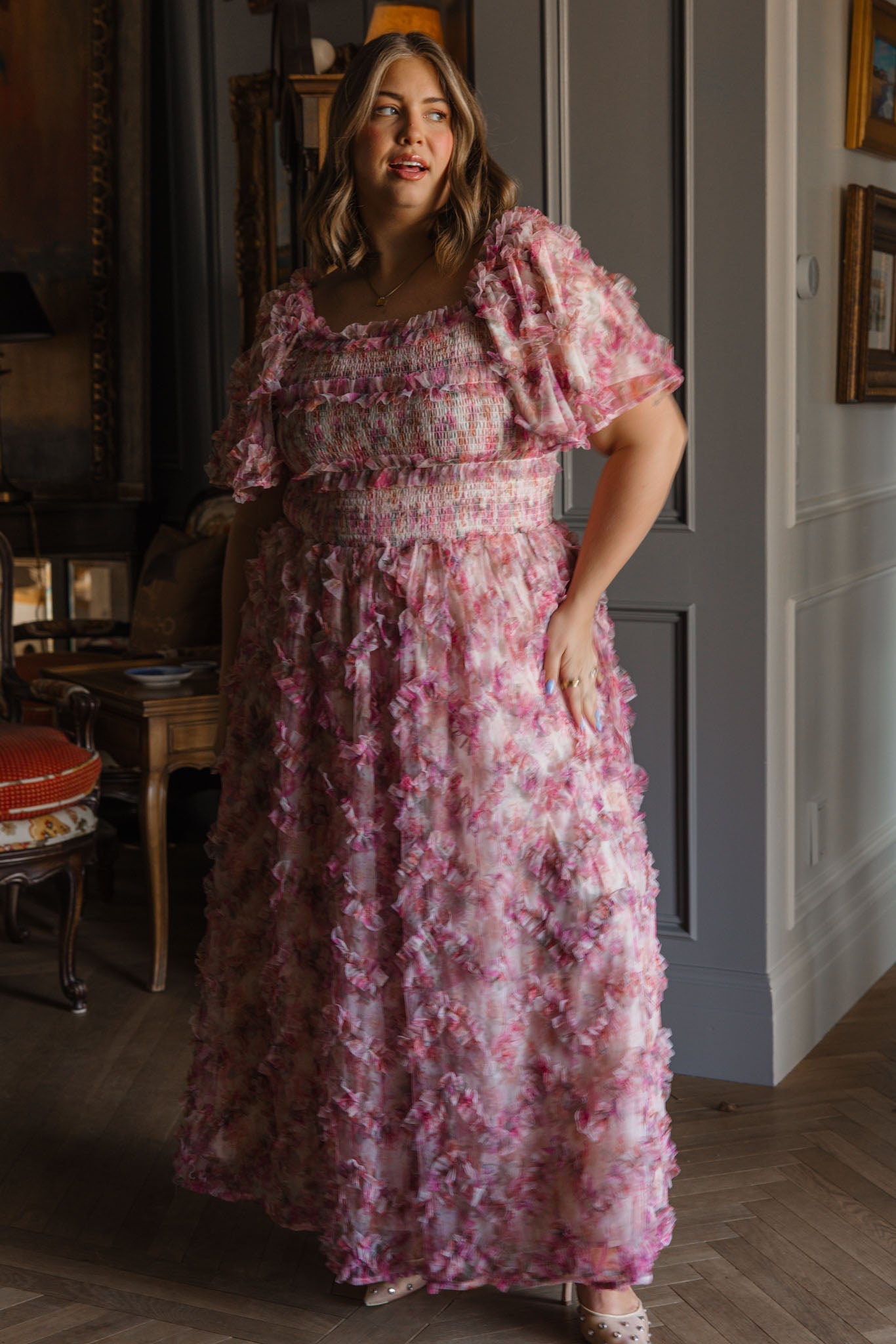 Florentina Dress in Alluring Floral