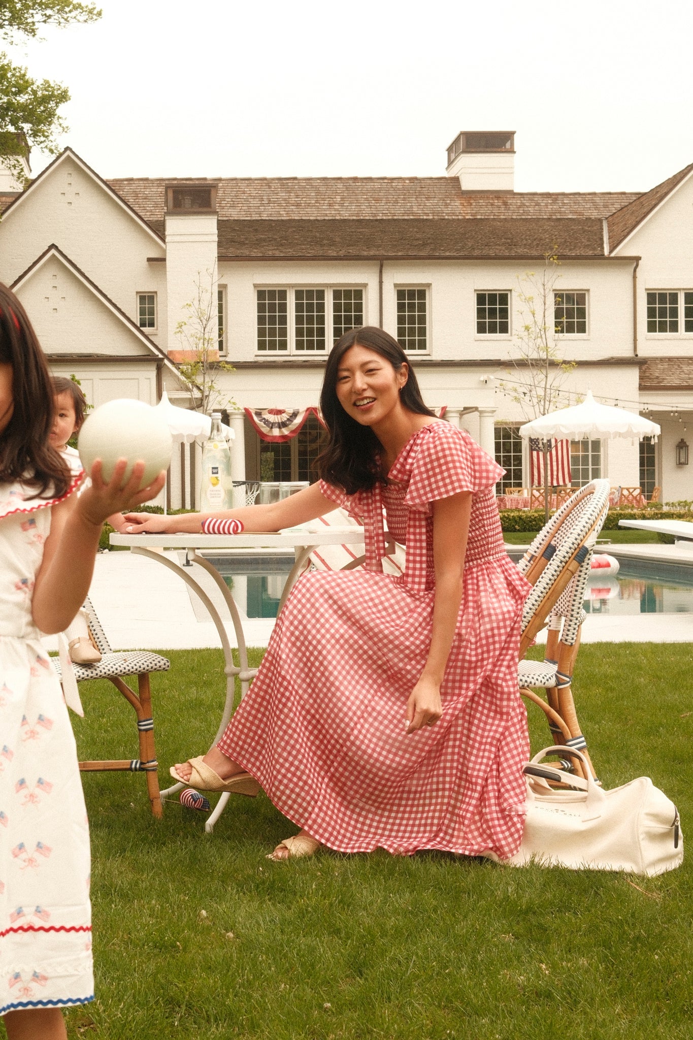 Rayna Dress in Red Gingham