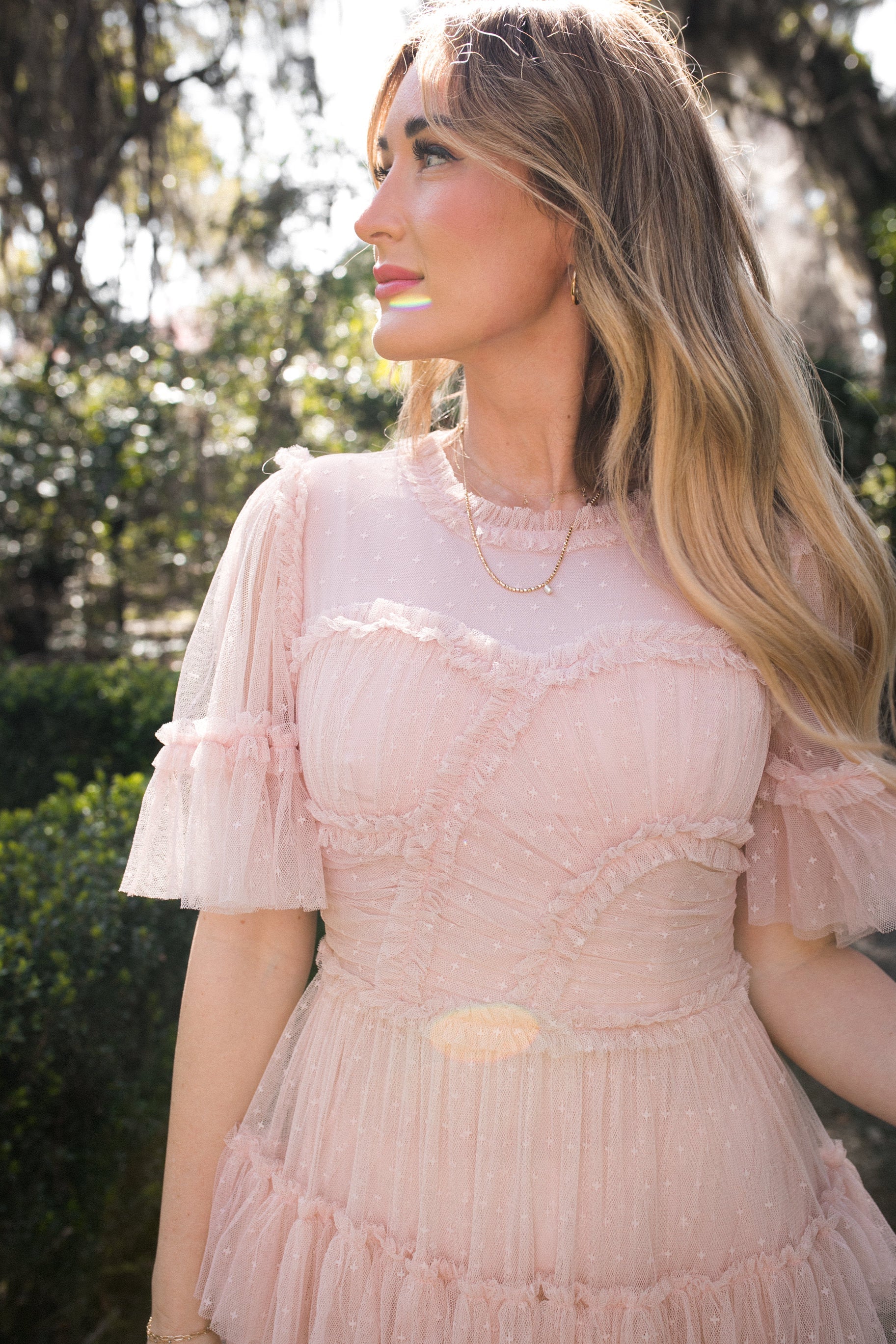 Whimsical Dress in Blush
