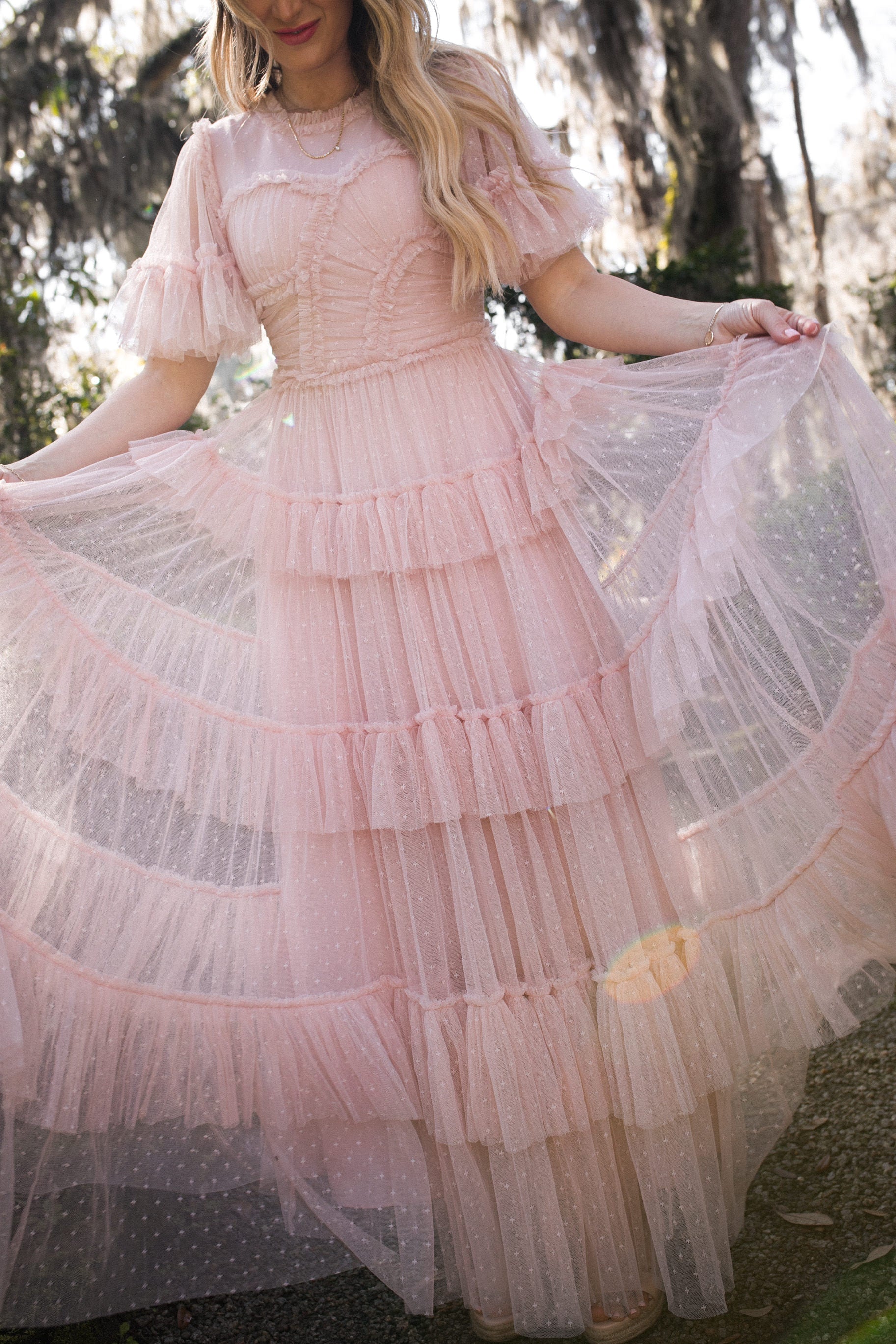 Whimsical Dress in Blush