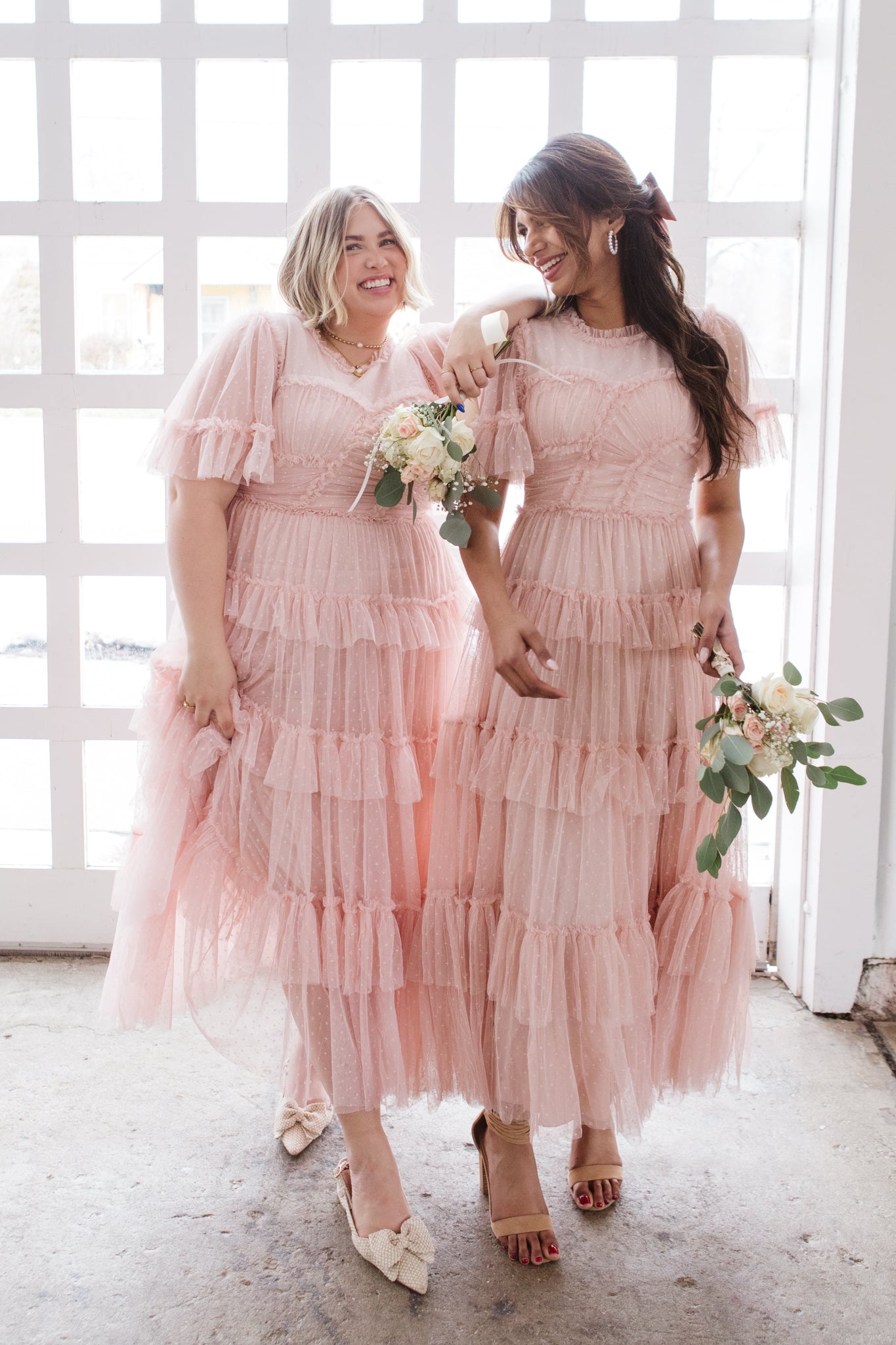 Whimsical Dress in Blush