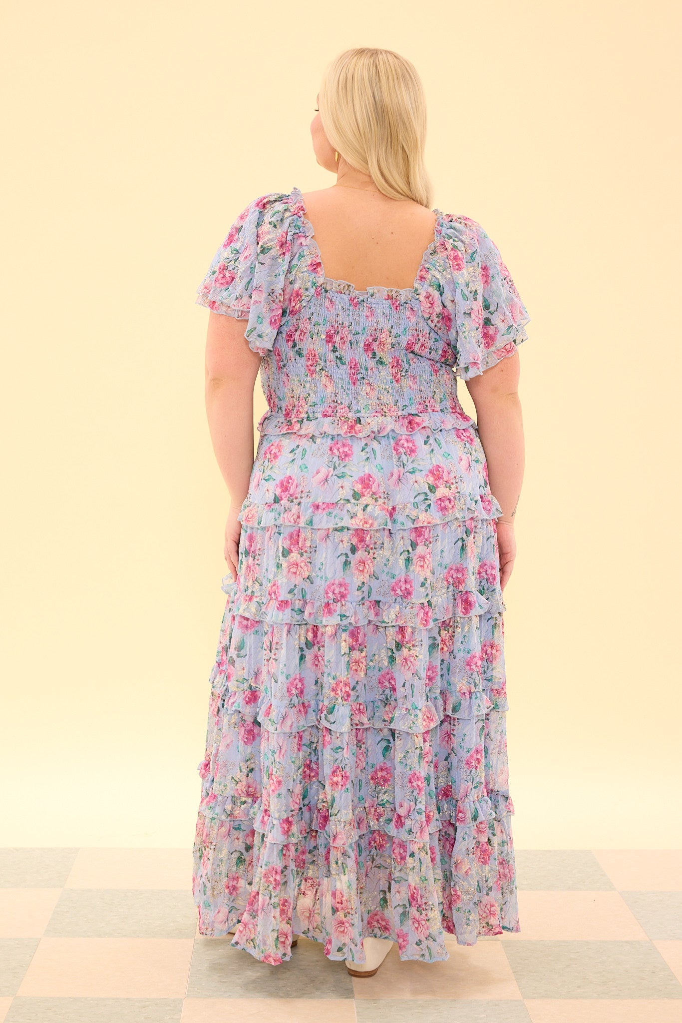 Winnie Dress in Peony Blossoms