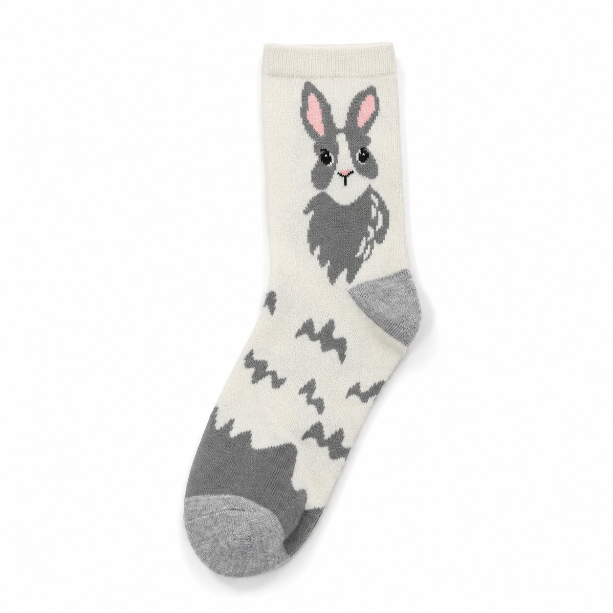 Women’s Rabbit Carrot Crew Socks – Funny Cartoon Novelty Socks