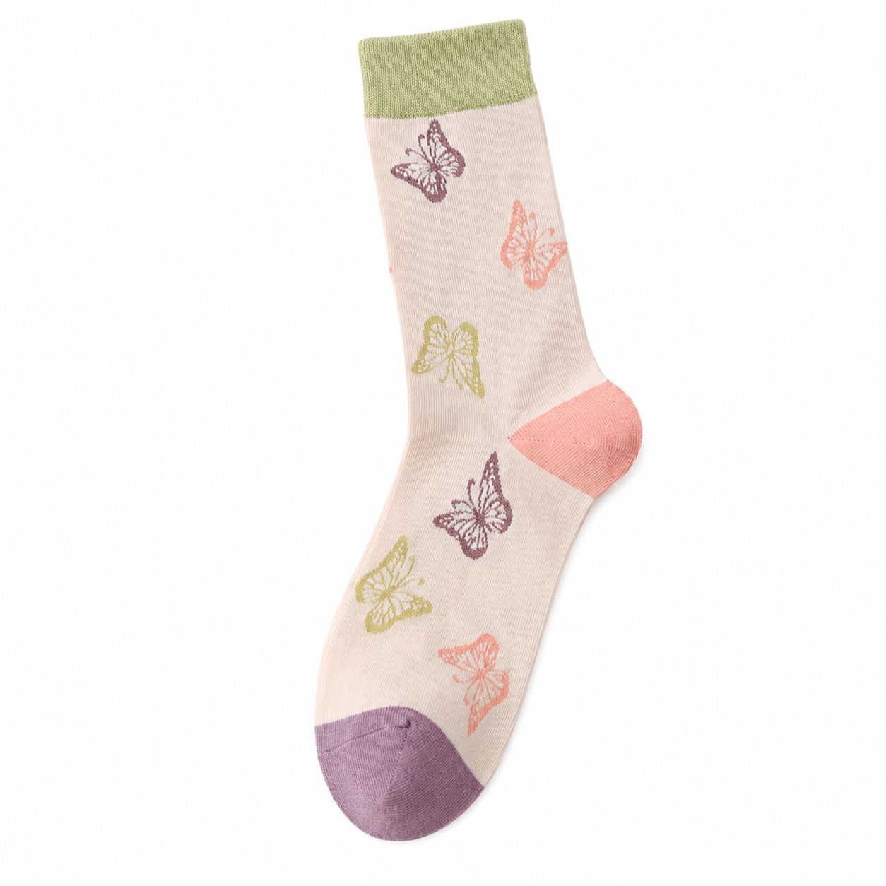 Women’s Korean-Inspired Embroidered Crew Socks – Cute Transitional Season Socks
