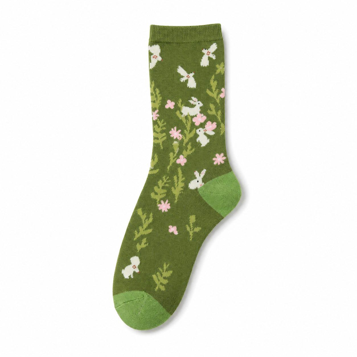 Women’s Rabbit Carrot Crew Socks – Funny Cartoon Novelty Socks