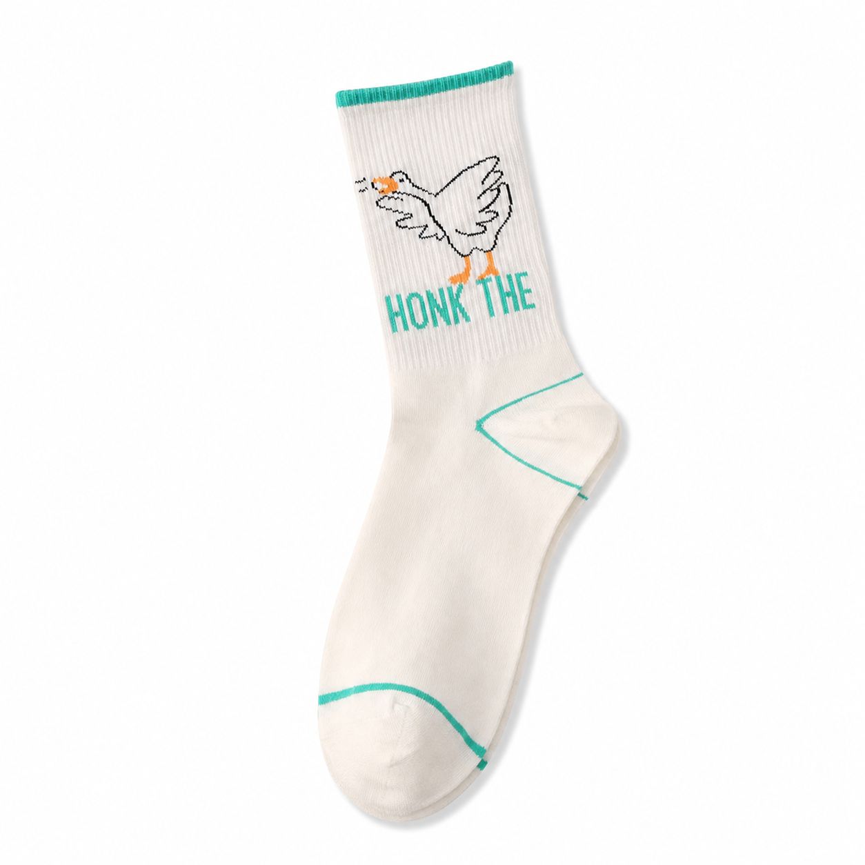 Women’s Sweet Stitch Detail Crew Socks – Lightweight Spring Autumn Cotton Socks