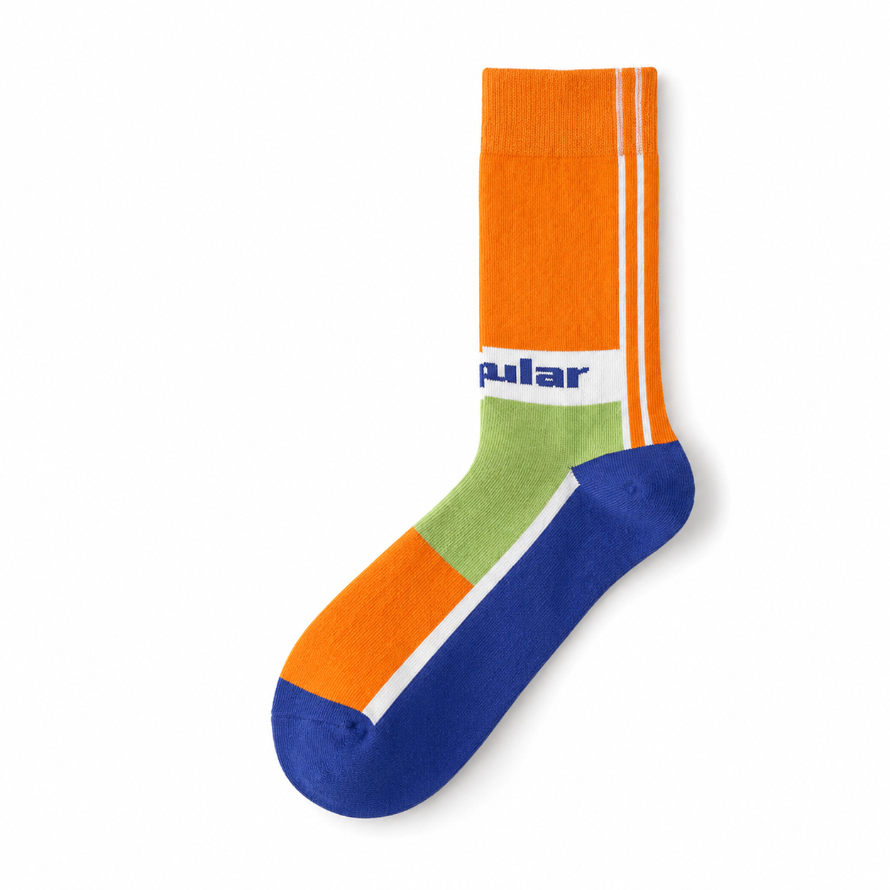 Women’s Mini Motif Embroidered Crew Socks – Cute Casual Cotton Socks