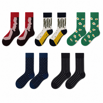 Unisex Shark Motif High-Crew Socks – Urban Streetwear Skate Socks