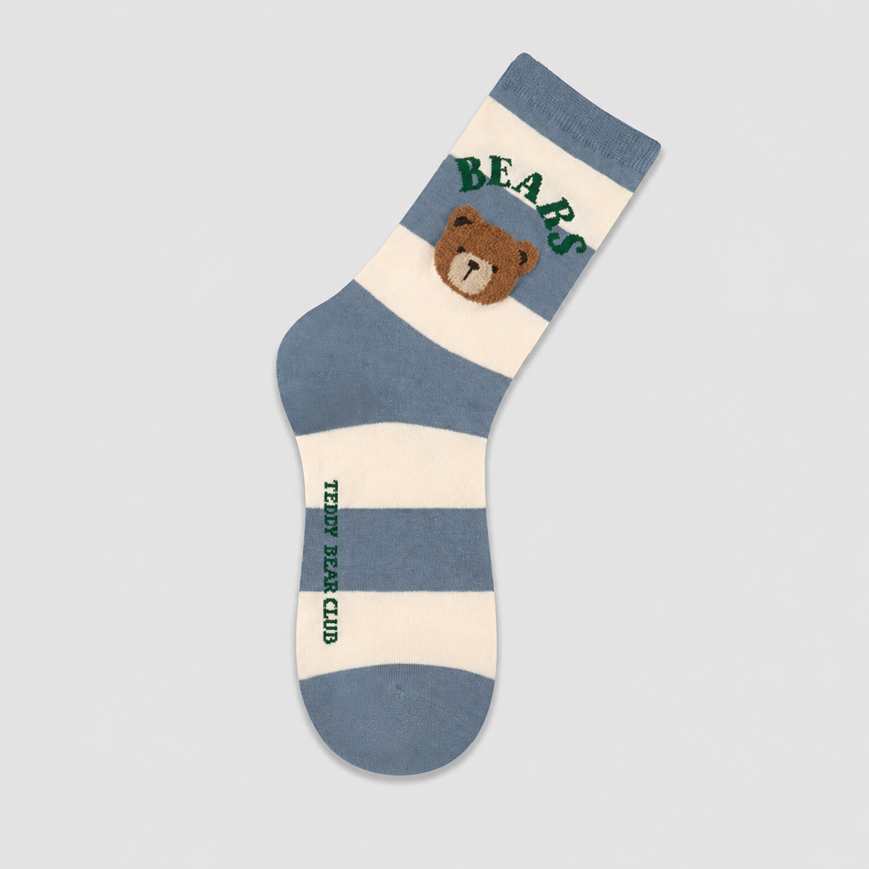 Unisex Matching Bear Crew Socks – Korean Preppy Cotton Couple Socks