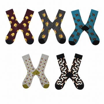 Women’s Parisian Chic Crew Socks – Casual Fall Winter Fashion Socks
