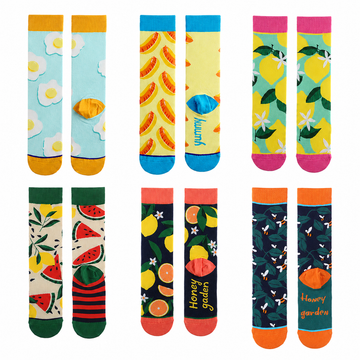 Women’s Desert Doodle Tube Socks – Playful Plant-Inspired Casual Socks