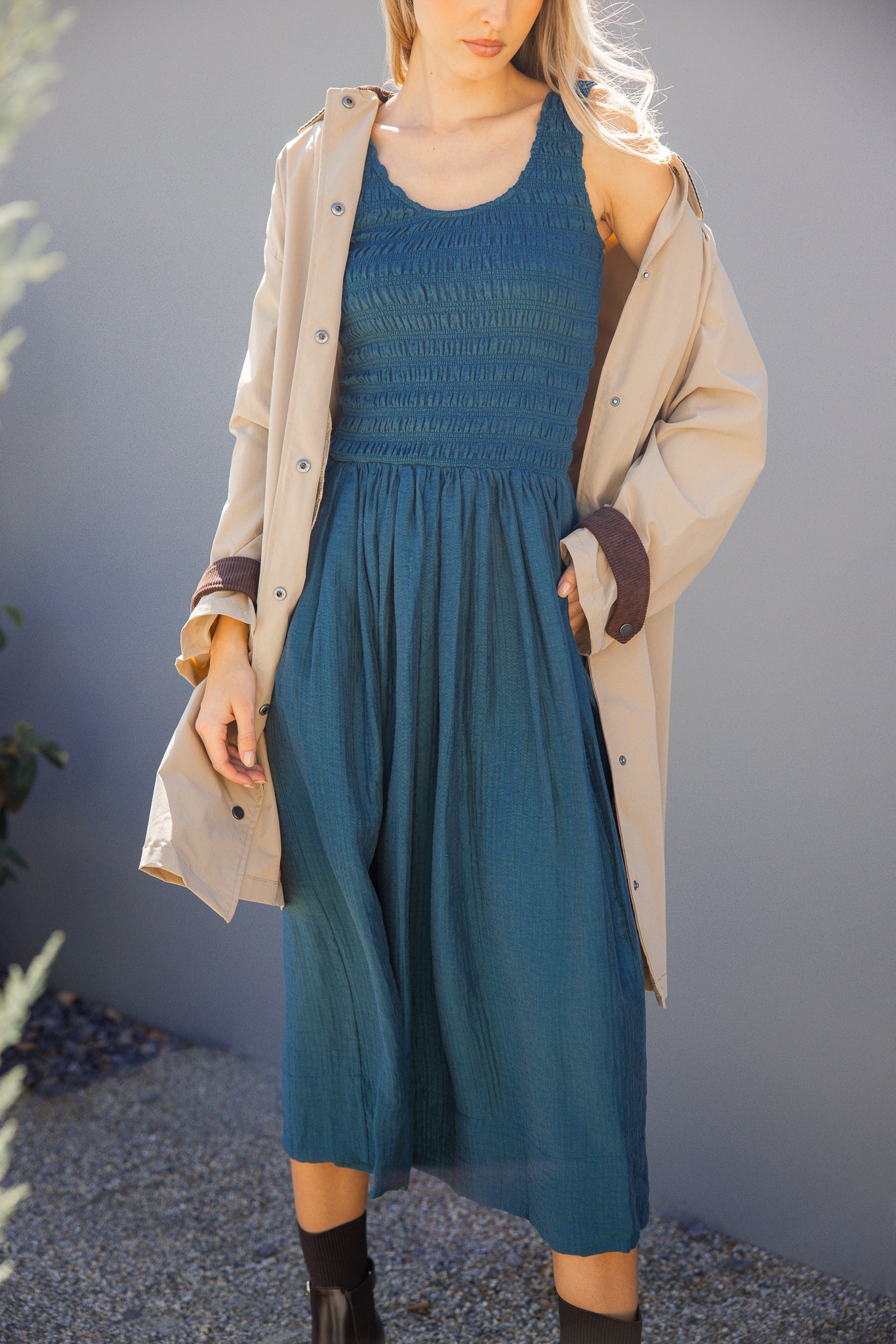 Marlow Dress in Teal