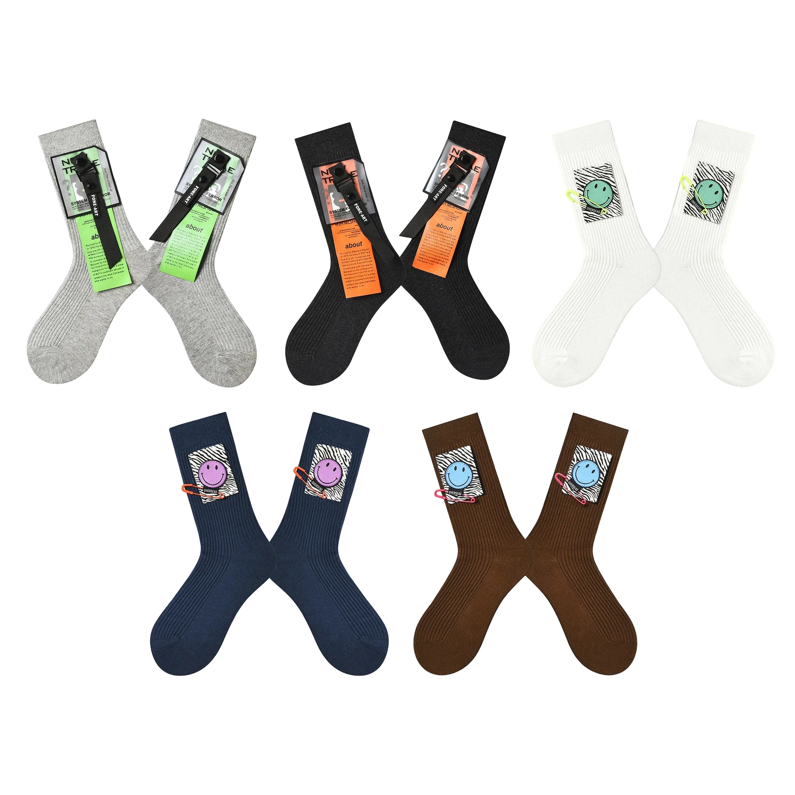 Women’s Hardware Detail Long Socks – Urban Fall Winter Fashion Socks