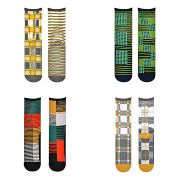 Women’s Crystal Sheen Crew Socks – Japanese-Inspired Lightweight Summer Socks