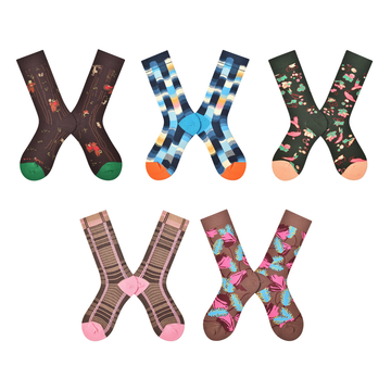 Women’s Parisian Color-Pop Mid-Calf Socks – Minimal Everyday Casual Socks