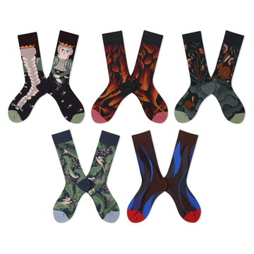 Women’s Left Bank Crew Socks – Refined French-Inspired Autumn Fashion Socks