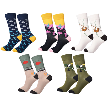 Men’s Essential Smooth-Toe Crew Socks – Combed Cotton-Blend Everyday Socks