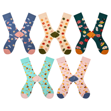 Unisex Juicy Character Tube Socks – Creative Matching Casual Long Socks