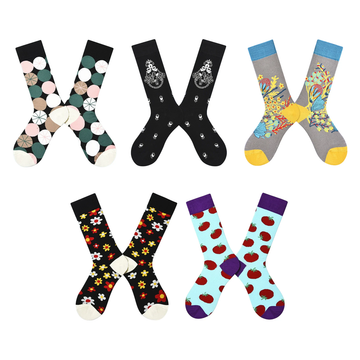 Women’s Checkerboard Long Crew Socks – Korean-Inspired Winter Streetwear Socks