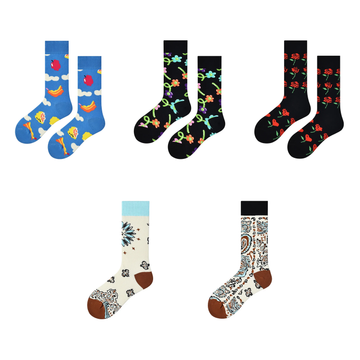 Unisex Cozy Color-Pop Mid-Calf Socks – Relaxed Matching Socks for Cool Seasons