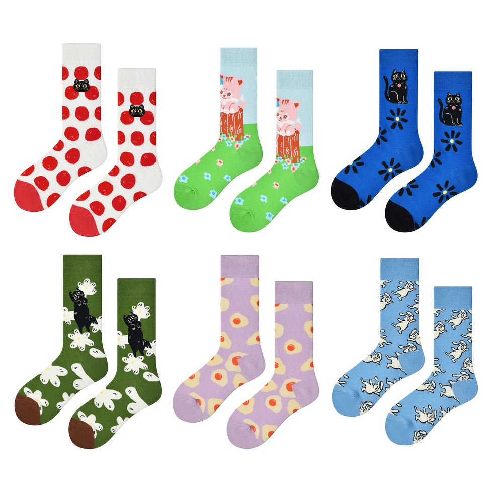 Unisex Nordic Street Style Long Socks – Comfortable Everyday Couple Socks
