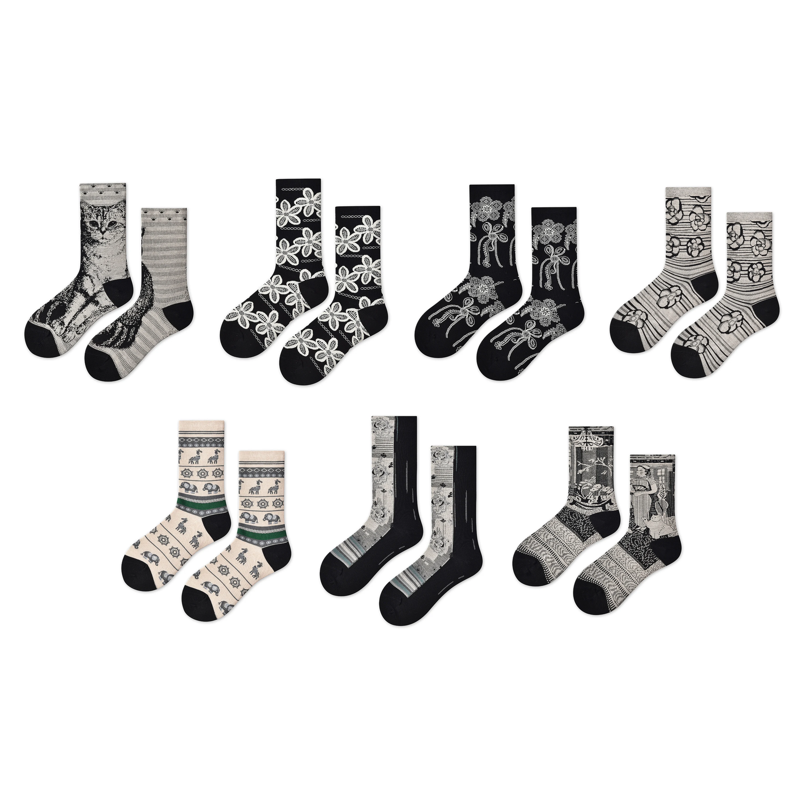 Women’s Elegant Sheen Crew Socks – Lightweight Boutique-Inspired Everyday Socks