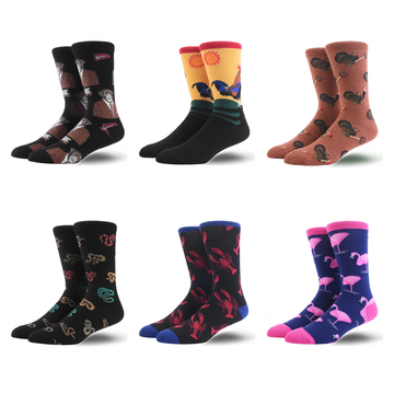 Men’s Breathable Everyday Crew Socks – Soft Casual Mid-Calf Socks